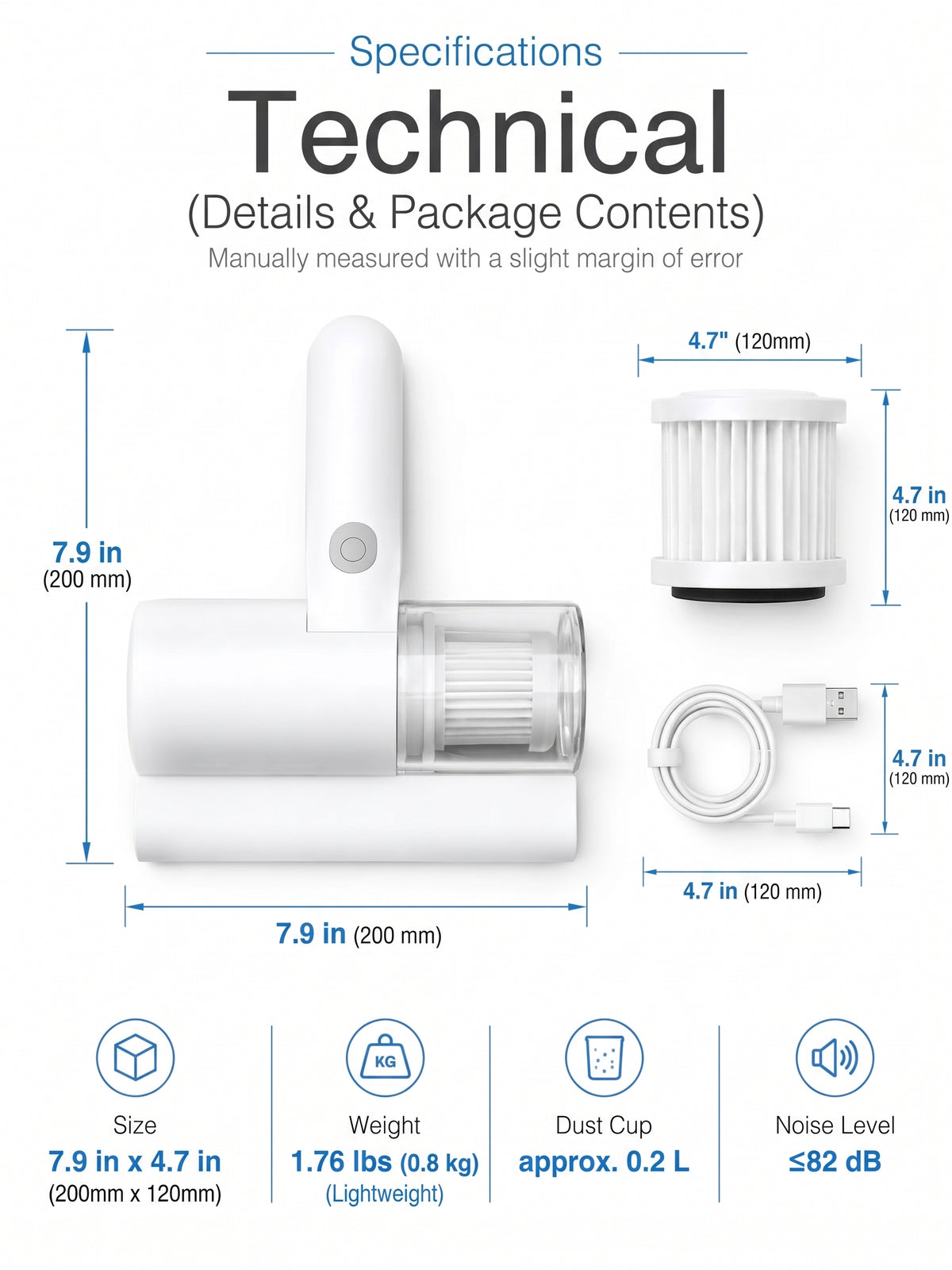 💥50% OFF ✅ Wireless UV-C Mite-Eliminating & Sterilizing Device