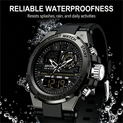 🔥🔥Men's Waterproof Sports Watch with Luminous Display