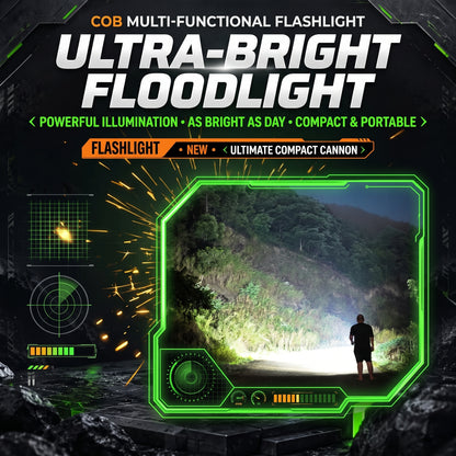 💥50% off ✅Outdoor Portable High Brightness Magnetic LED Emergency Flashlight