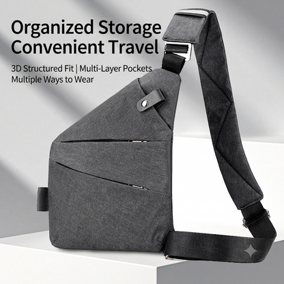 Buy 1 Get 1 Free！Anti-theft crossbody bag My passport, keys, and wallet are all safe and sound.