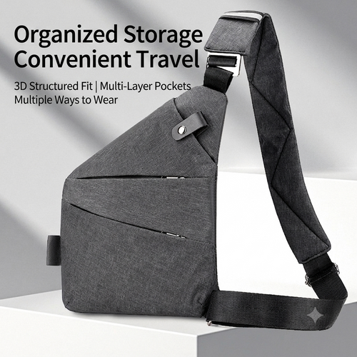 Buy 1 Get 1 Free！Anti-theft crossbody bag My passport, keys, and wallet are all safe and sound.