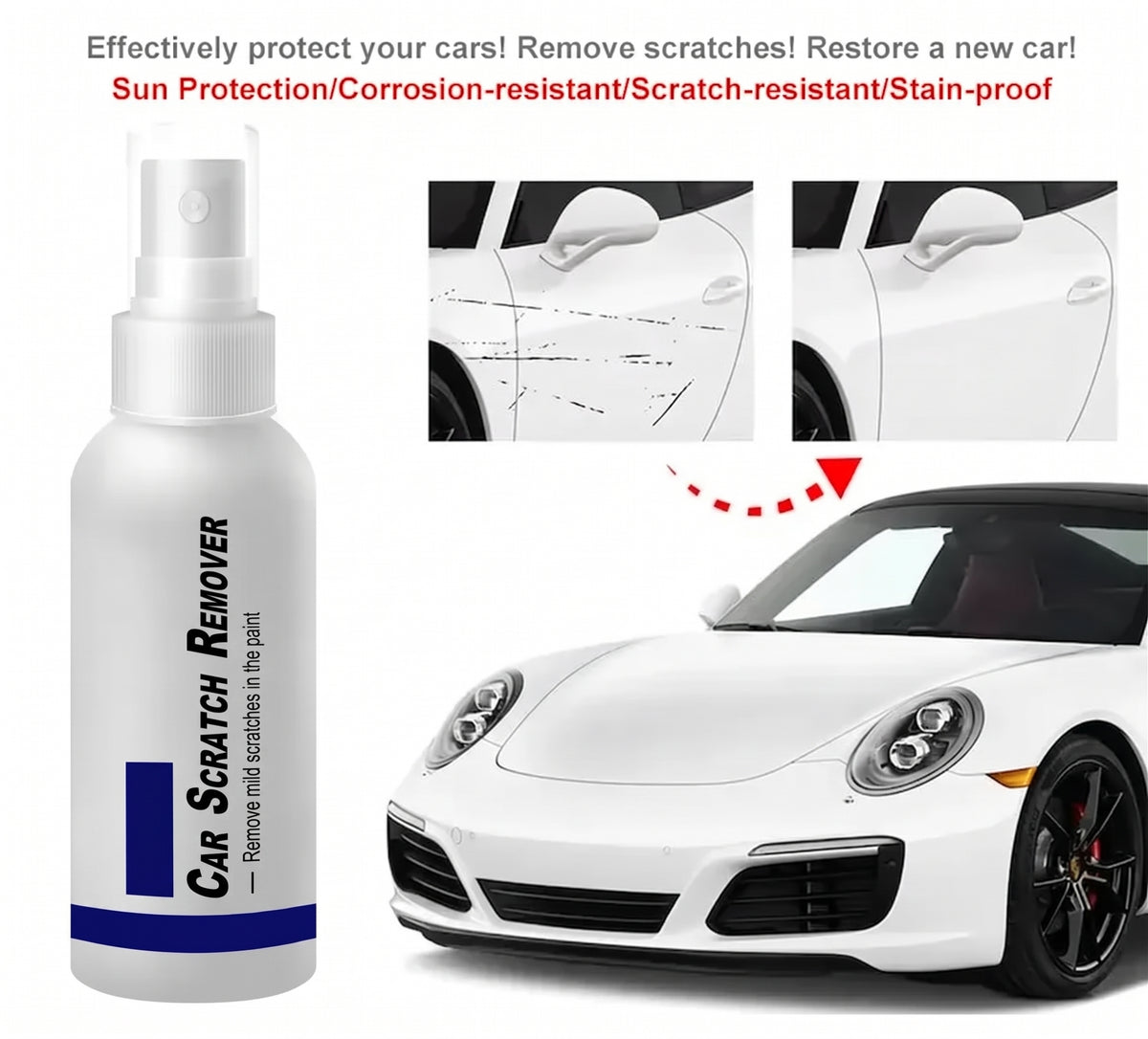 💥Last 200 Bottles, Buy 1 Get 1 Free🚗Car paint scratch repair spray