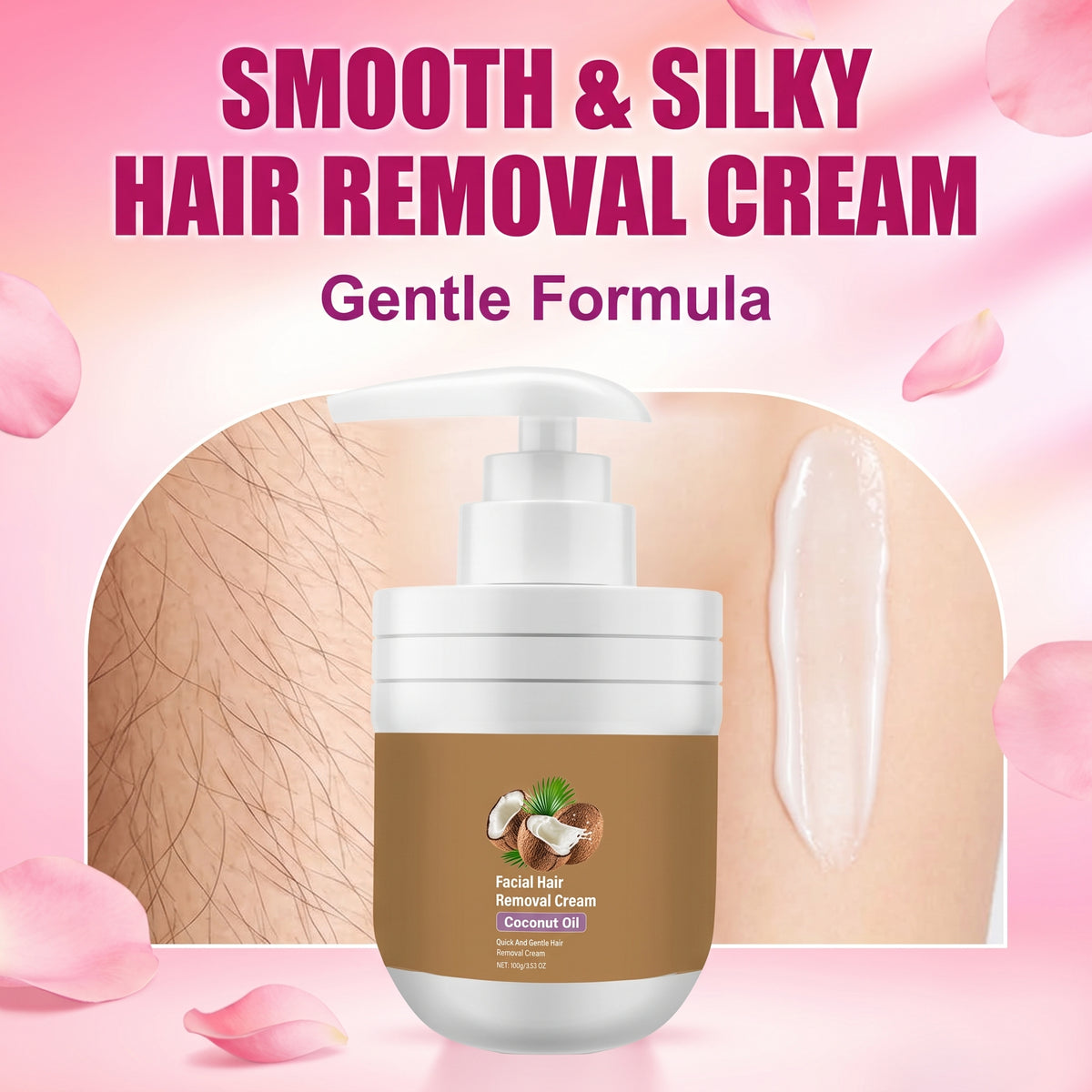 💥Buy One, Get One Free 💕[Painless Hair Removal] Hair Removal Cream with Plant Extracts and Coconut Oil