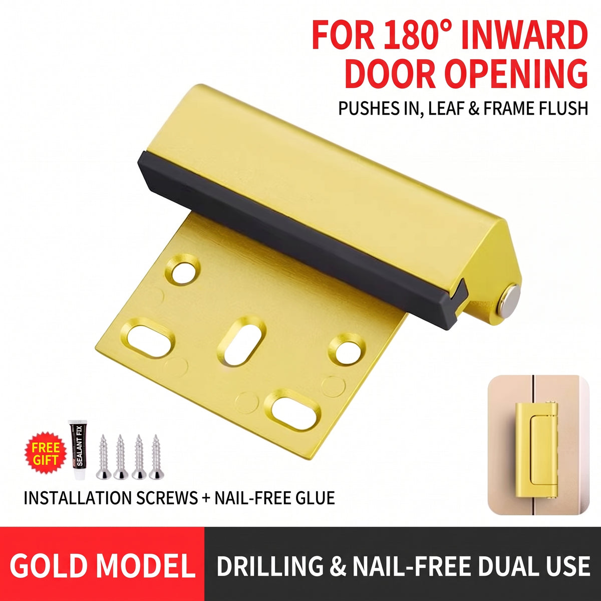💥50% OFF🔒Upgraded Aluminum Alloy Anti-Theft Security Door Lock