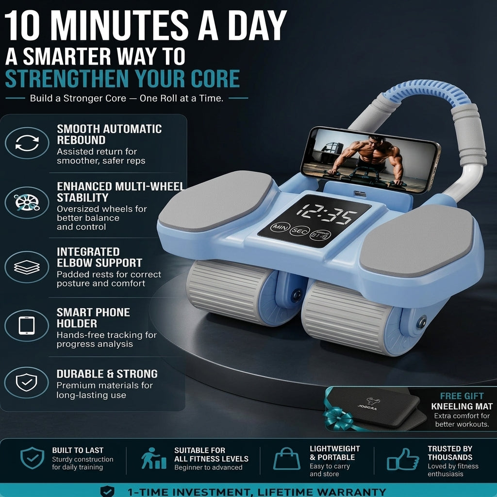 Free Shipping🔥 | Limited-time 50% off  Sculpt your perfect physique in 7 days – Upgraded Ab Roller