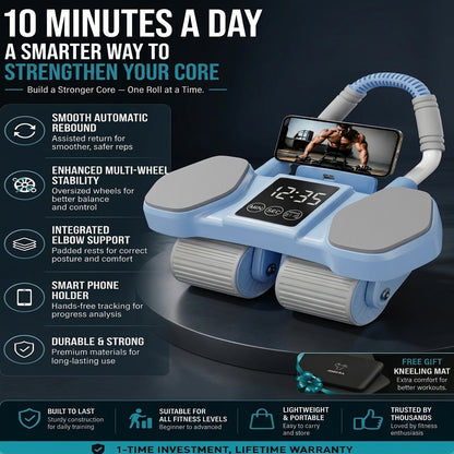 Free Shipping🔥 | Limited-time 50% off  Sculpt your perfect physique in 7 days – Upgraded Ab Roller