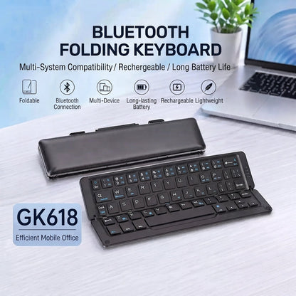 🔥Multi-Device Fold Bluetooth Keyboard For Travel & Office