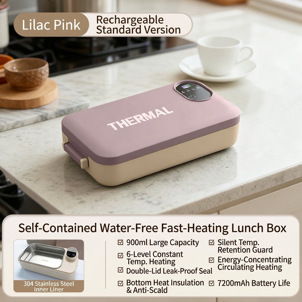 🔥Rechargeable Heated Lunch Box | Enjoy Hot Meals Everywhere