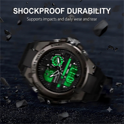 🔥🔥Men's Waterproof Sports Watch with Luminous Display