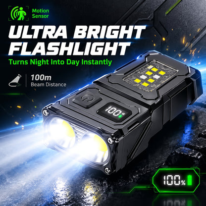 💥50% off ✅Outdoor Portable High Brightness Magnetic LED Emergency Flashlight