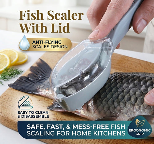 🐟Buy one get one free - Fish scaler with lid✨