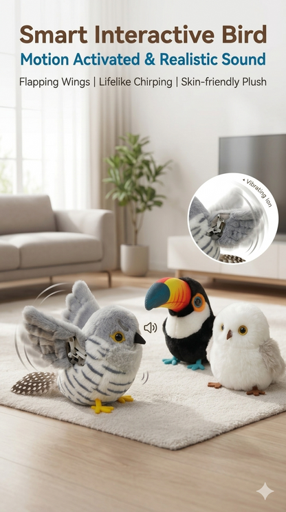 🔥HOT SALE 🔥50% OFF ！Vocal Simulation Squeaky Bird Cat Toy For Self-amusement