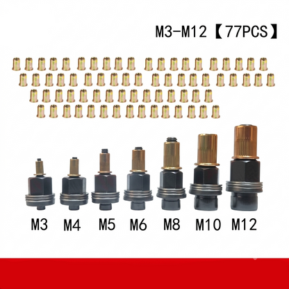 🔥🔥Cross-Border Wholesale Manual Rivet Nut Tool, Dual-Purpose Nut Tool, Manual Rivet Gun M3-M12
