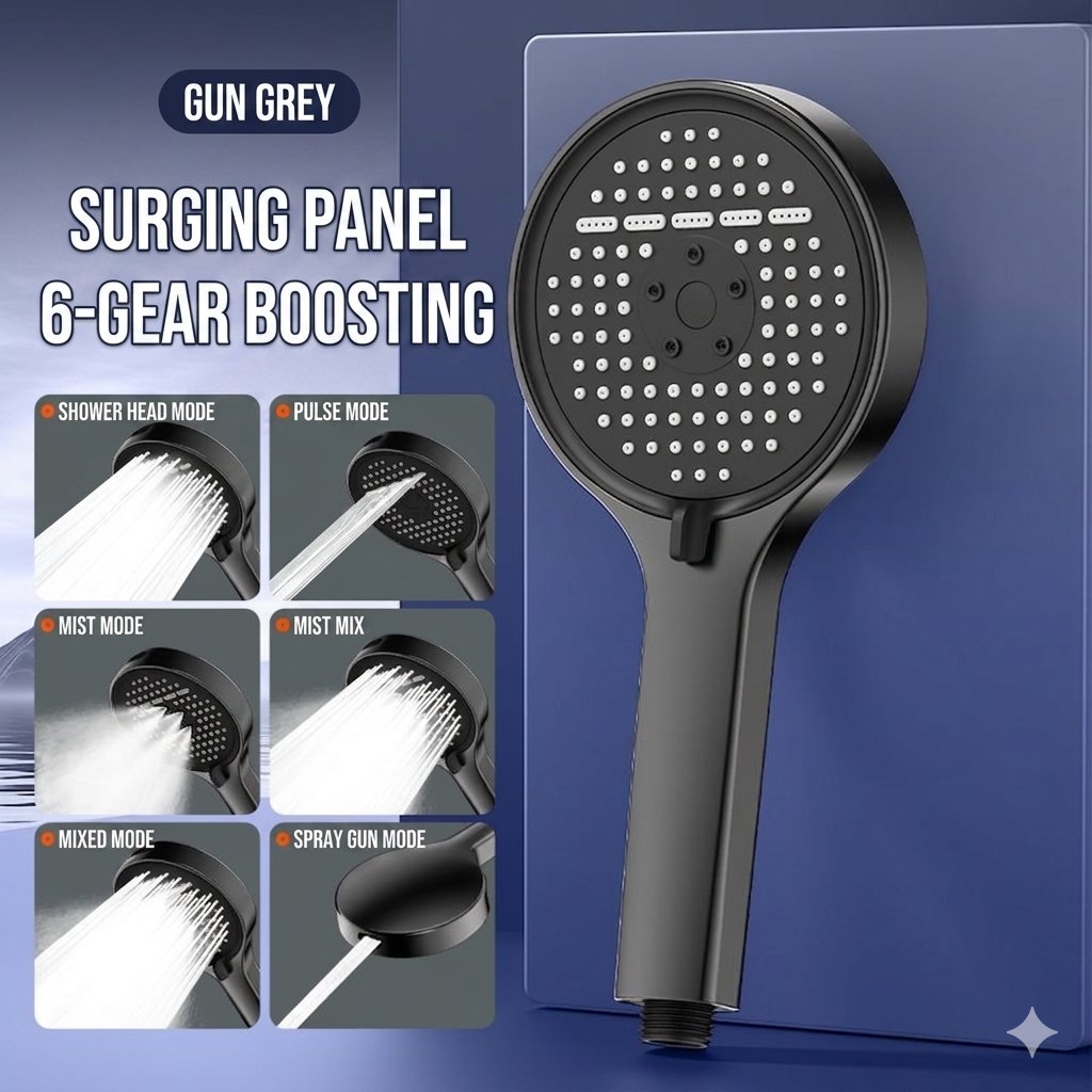 June Hot Selling! 🔥50% OFF🔥 - 7-Mode Pressurized Rain Shower Head