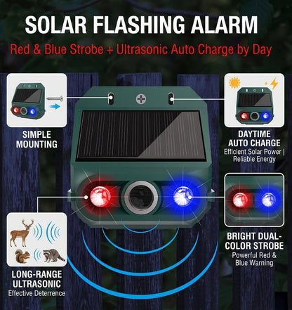 🥳Over 100,000 units sold! 🌳🔊 50% off! Solar-powered animal repellent.