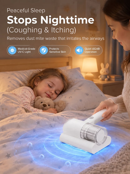 💥50% OFF ✅ Wireless UV-C Mite-Eliminating & Sterilizing Device