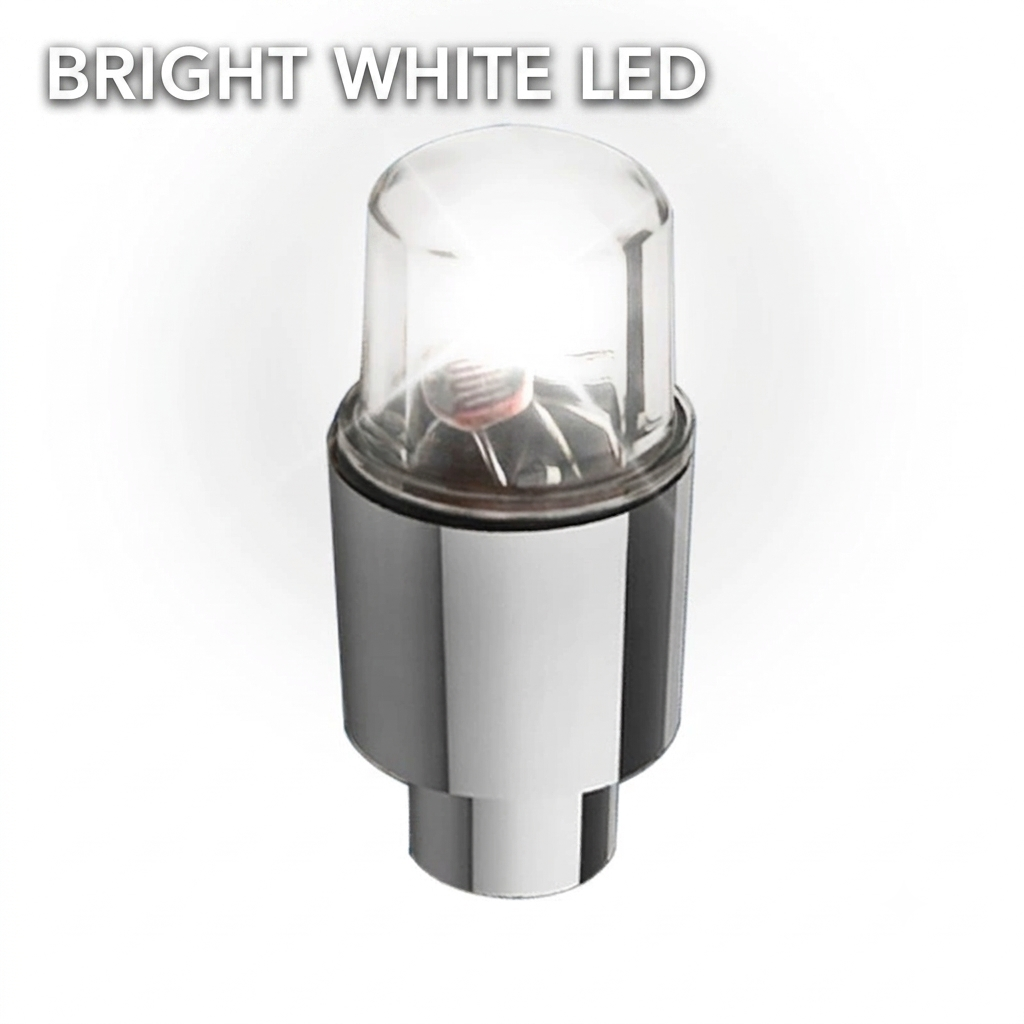 🔥 Clearance Sale – Waterproof LED Tire Valve Cap Lights