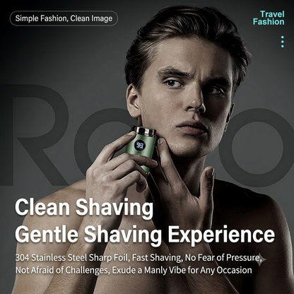 🔥Hot Deal: 50% OFF🔥Powerful Mini Electric Shaver for Men with Digital Display