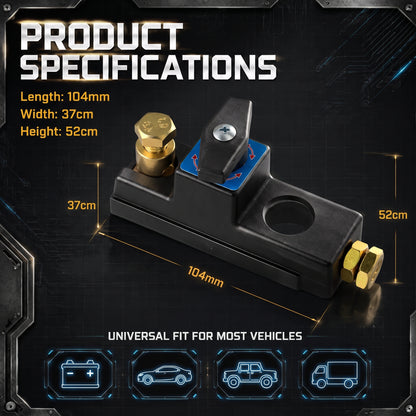 💥Last 200 pieces, limited time 50% off💯Smart Car Battery Disconnect Switch
