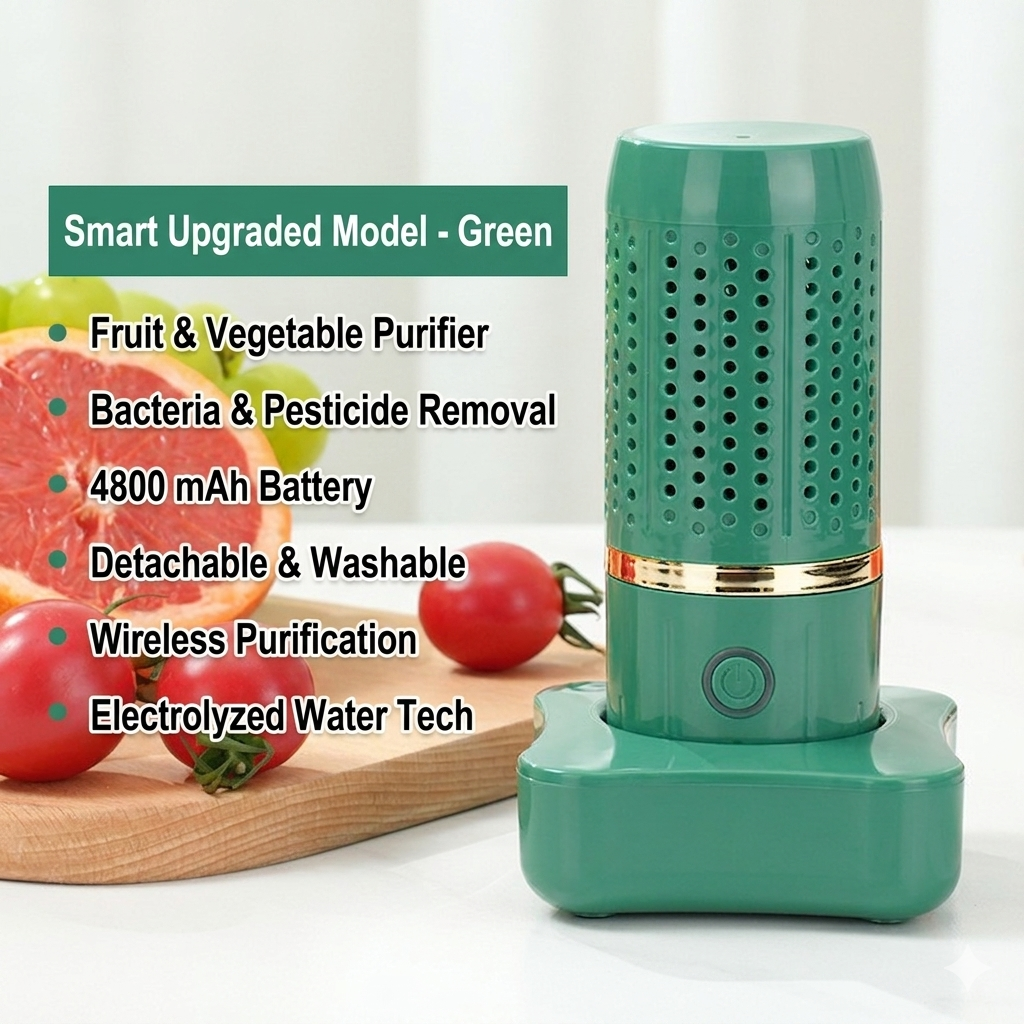 Limited-time 50% off🔥 Deep Clean Fruits & Veggies | Rechargeable Food Purification Capsule