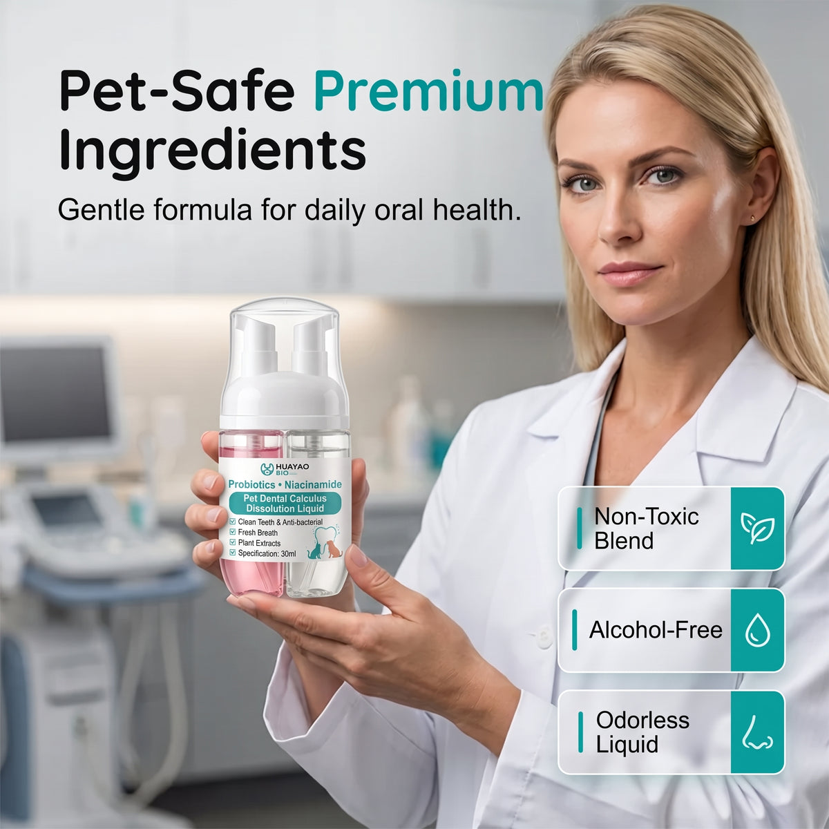🎄Christmas Special Buy One Get One Free🎄🐾Pet Dental Water Additive Without Brushing – Easy Pet Dental Care🦷