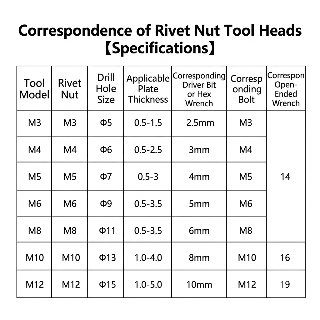 🔥🔥Cross-Border Wholesale Manual Rivet Nut Tool, Dual-Purpose Nut Tool, Manual Rivet Gun M3-M12