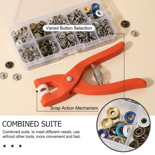 🥳Super Value Offer🥳 ✅ Installation tool for no-sew buttons