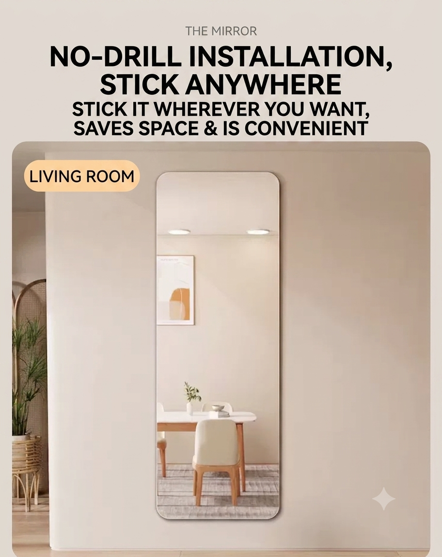 🔥Ultra High Definition Acrylic Wall Mirrors