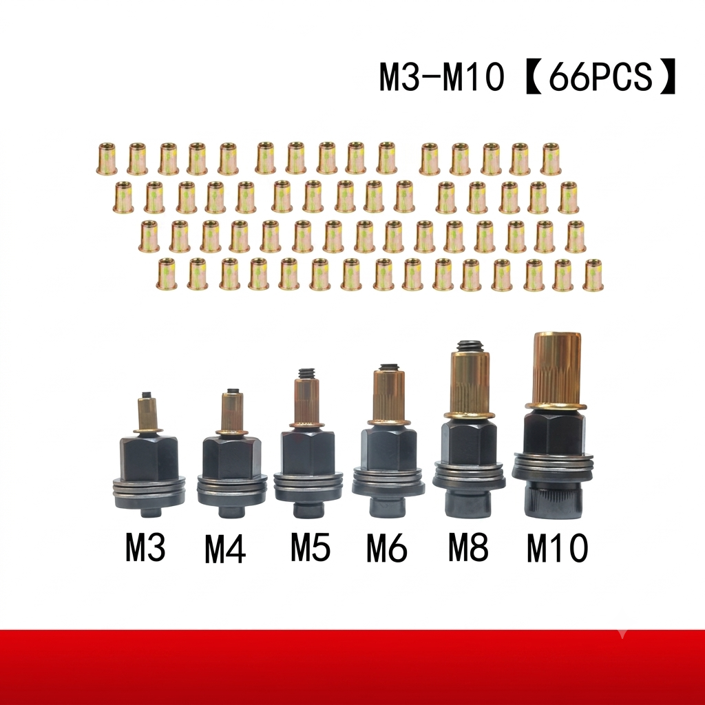 🔥🔥Cross-Border Wholesale Manual Rivet Nut Tool, Dual-Purpose Nut Tool, Manual Rivet Gun M3-M12