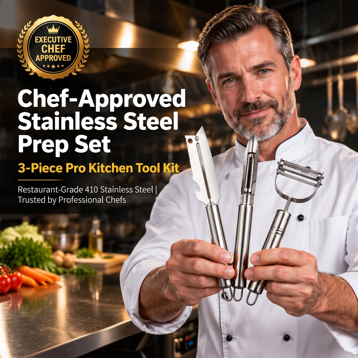 💥50% OFF 🔪Medical-grade stainless steel slicer set (3 pieces)