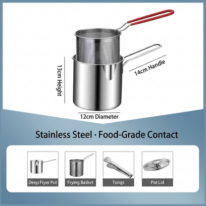 🔥LAST DAY SALE 54% OFF🎁304 Stainless Steel Multifuntional Fryer