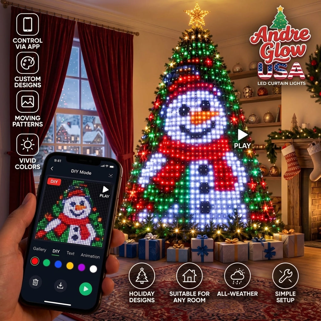 🎄✨ Glow Tree Smart Christmas Tree LED Lights — Light Up Your Christmas Magic! 🎅💫