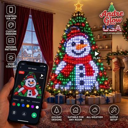 🎄✨ Glow Tree Smart Christmas Tree LED Lights — Light Up Your Christmas Magic! 🎅💫