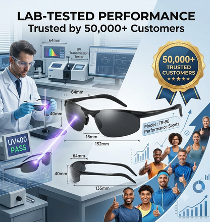 HD Polarized UV Shield Sunglasses