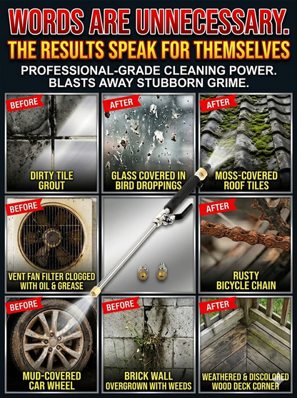 🔥50% OFF🔥 Aviation-grade Level 3 High-Pressure Water Gun, Amazing 2000% Pressure Boost Hose, 15-meter Ultra-Long Range, 2000% Super-Powerful Pressure Boost, 3-Second Quick Installation!
