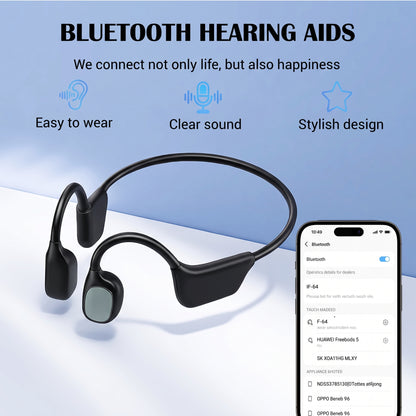 💥50% Off💥 🎧 Bone Conduction Bluetooth Headphones & Hearing Aid