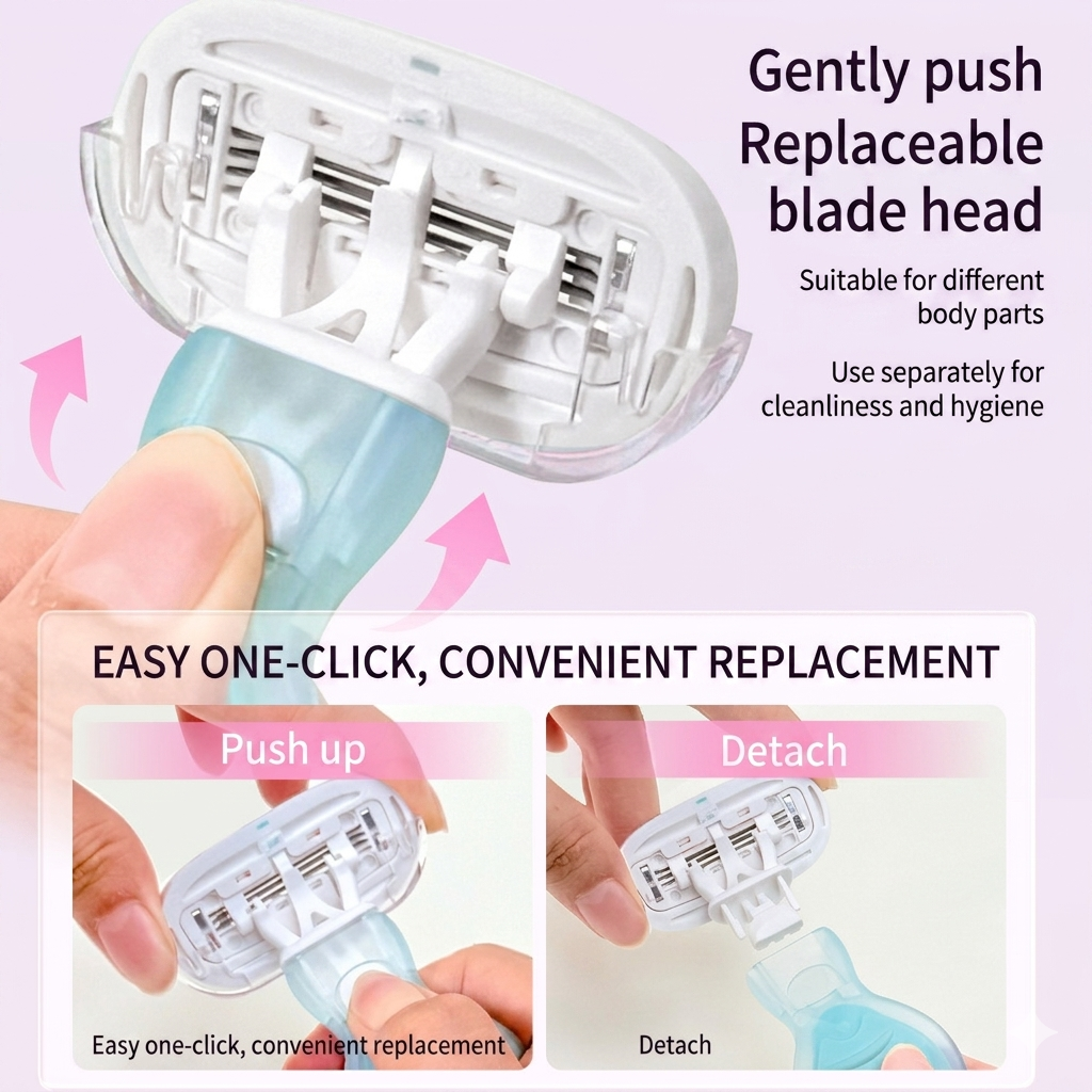 🔥The Ultimate Hair Removal Tool Is Here! Three - color Epilator, Unleash a New Experience of Silky Smooth Skin!