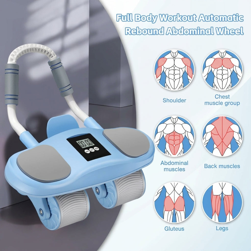 Free Shipping🔥 | Limited-time 50% off  Sculpt your perfect physique in 7 days – Upgraded Ab Roller