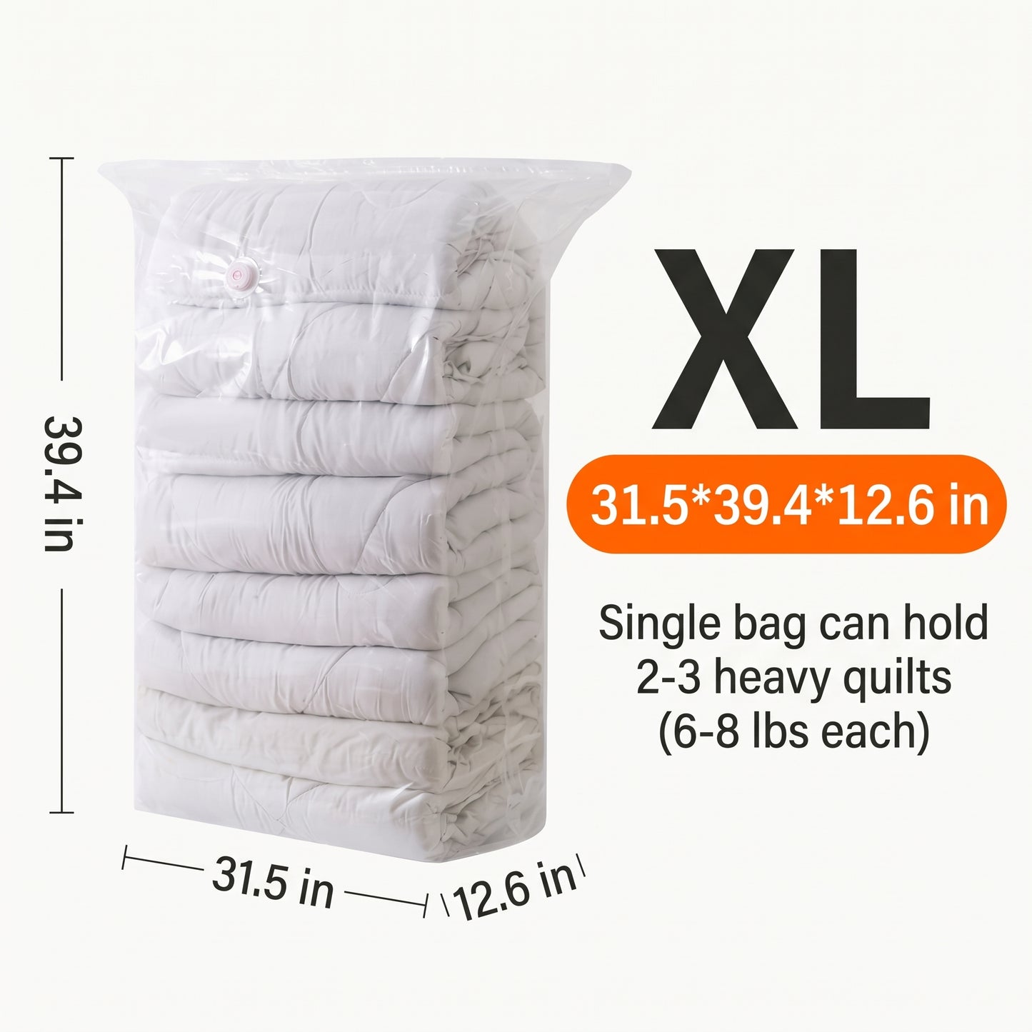 💥 Last 200 units—50% Off ✅New transparent thickened vacuum compression bag