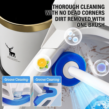 2026🔥 HOT Sale🔥 Hands-Free Flip-Top Disposable Toilet Brush
