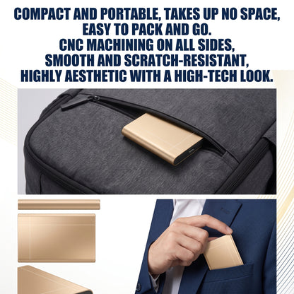 [Compatible with mobile phones and computers] High-speed portable solid-state drive (SSD)