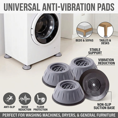 🌟Anti-Vibration Appliance Pads (4PCS) – Stop Noise, Movement & Shaking