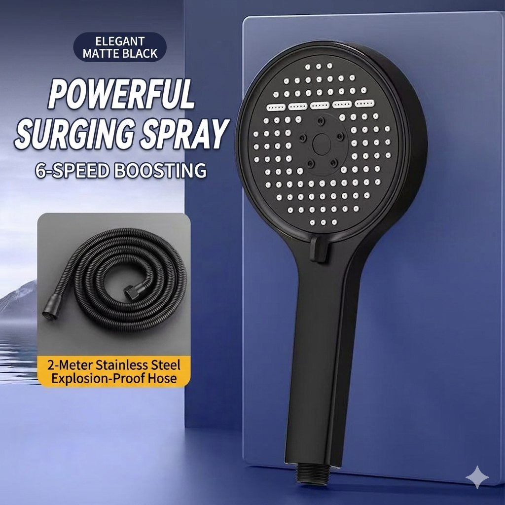 June Hot Selling! 🔥50% OFF🔥 - 7-Mode Pressurized Rain Shower Head