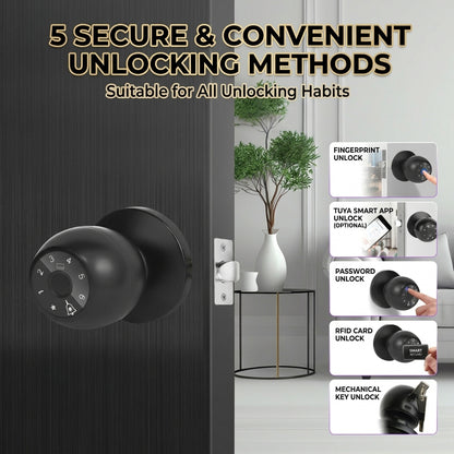 Over 50,000 sold this month | Limited-time 50% off | Spherical fingerprint lock