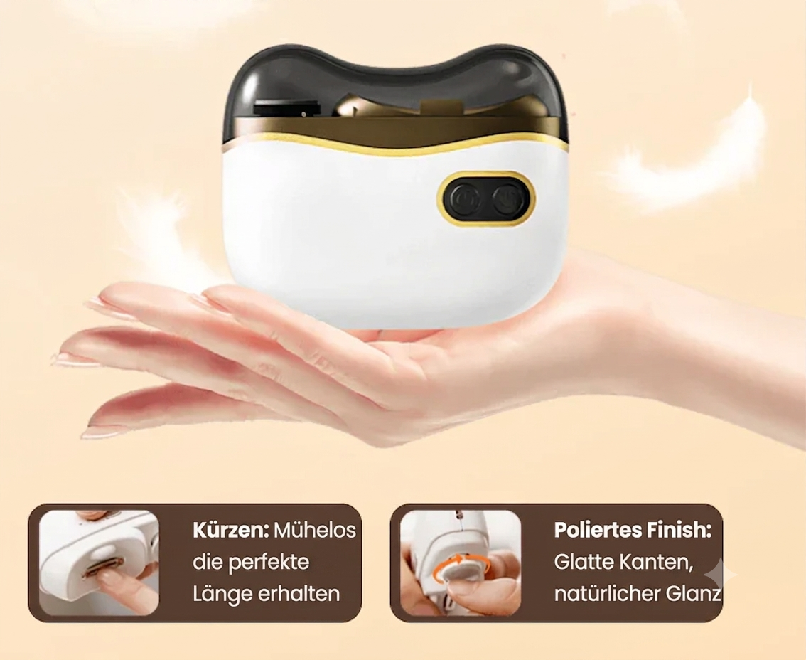🔥 Aktion am letzten Tag – 49 % Rabatt 🔥 💅 Elektrischer 2-in-1-Nagelknipser & -Polierer