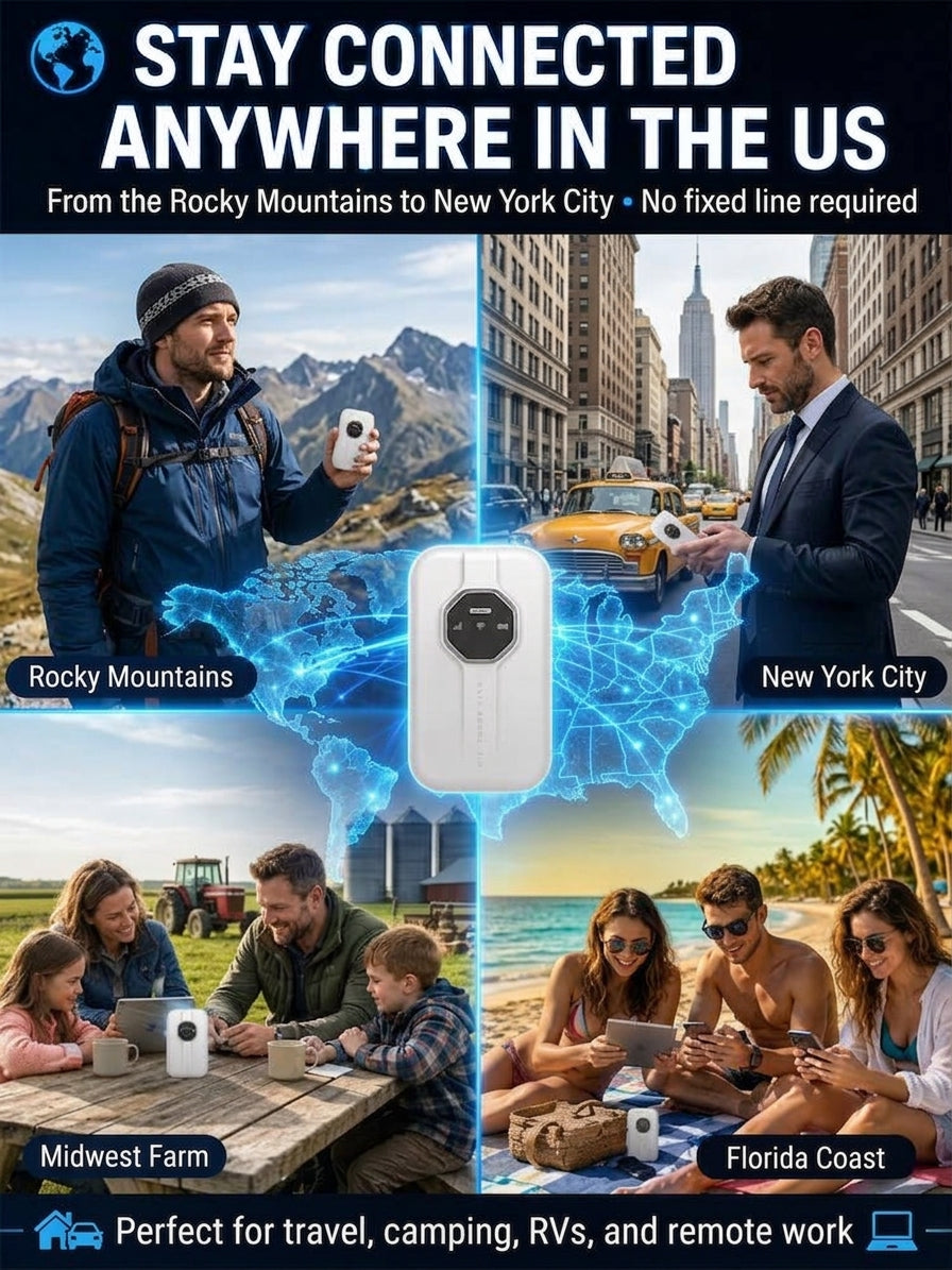 [Global Coverage, Free for Life] Boundless Portable Wi-Fi