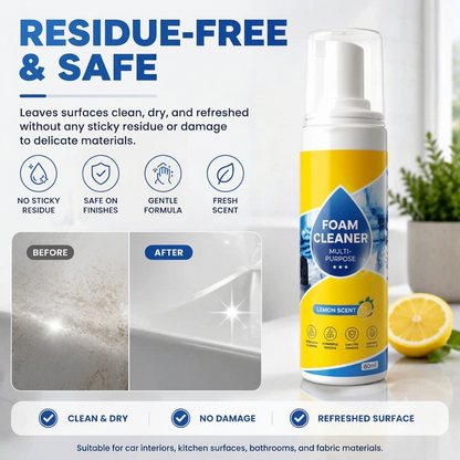 ✨ Powerful Enzyme Foam Cleaner For Stubborn Stains On Any Surface