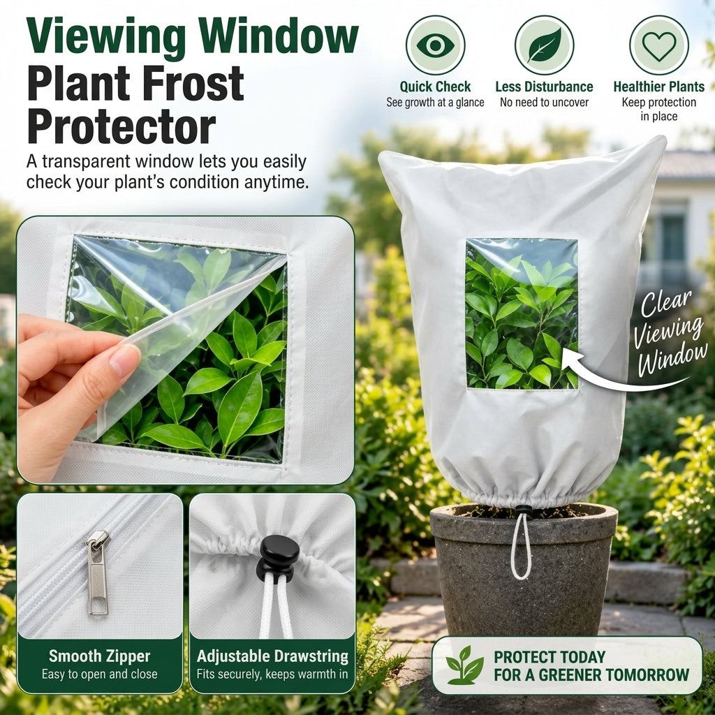 🔥Plant frost protection cover - Winter frost protection for trees, plants, and shrubs