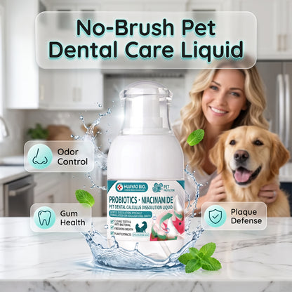🎄Christmas Special Buy One Get One Free🎄🐾Pet Dental Water Additive Without Brushing – Easy Pet Dental Care🦷