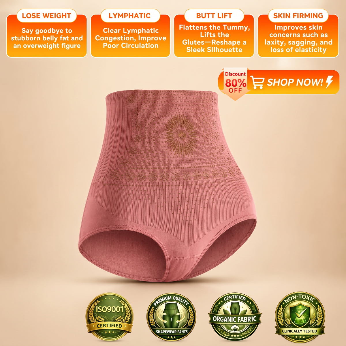 💥50% off💞4-in-1 Shaping Microfiber Shorts